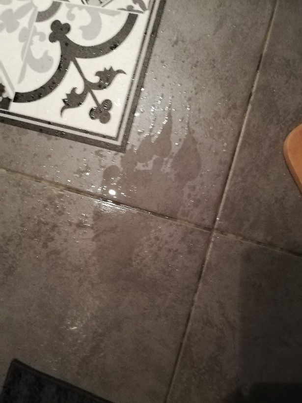 Un ami nous a envoyé cette photo parce qu'il a sentit du négatif en regardant la photo.Oui, quand c'est pas bon, c'est pas bon! Paul (pseudo) a pris ce cliché en sortant de la douche , c'est la trace qu a laissé son pied sur le carrelage. C'est Paul qui choisit ses relations amoureuses qui partent assez vite en amaigrissant le porte monnaie et laisse un moral en ruine! Cette empreinte 